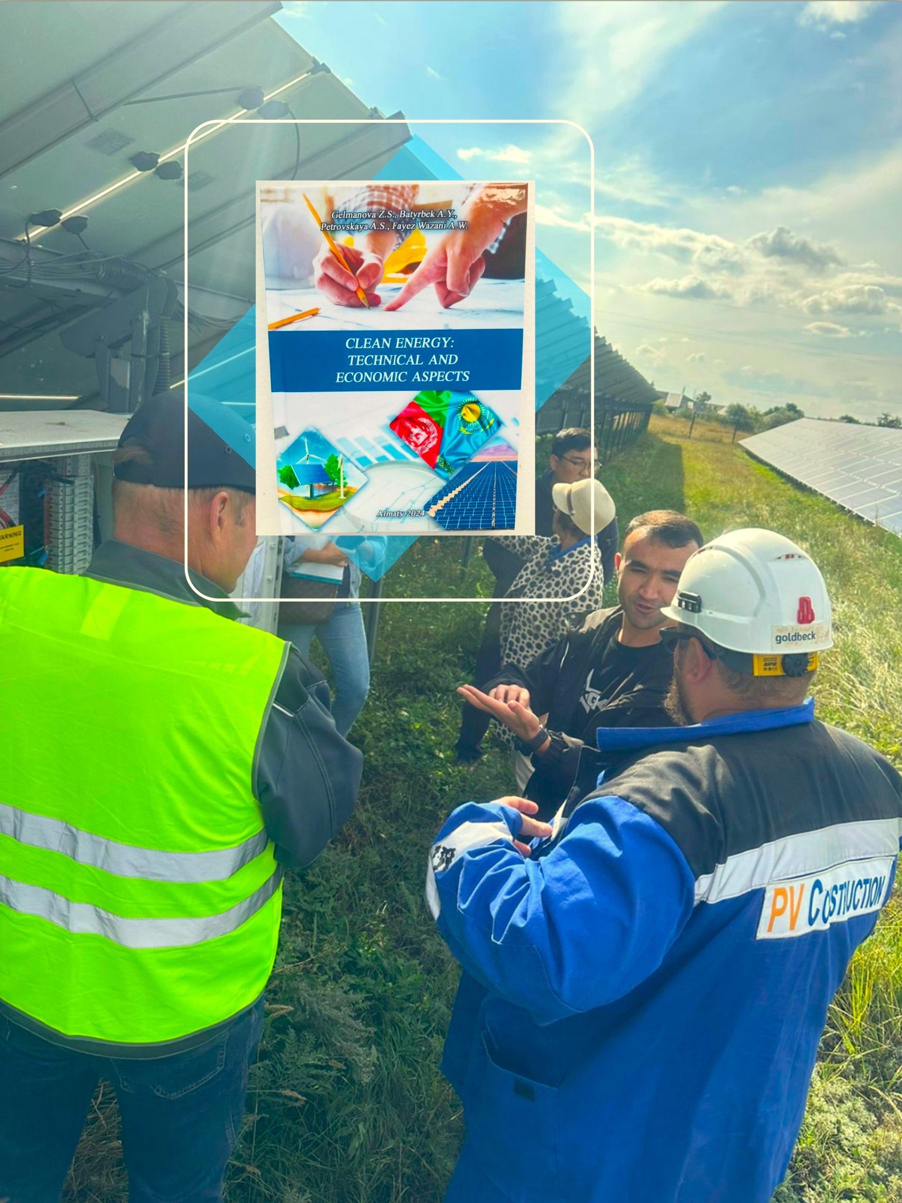 Engineers reviewing technical and operational details during a site visit